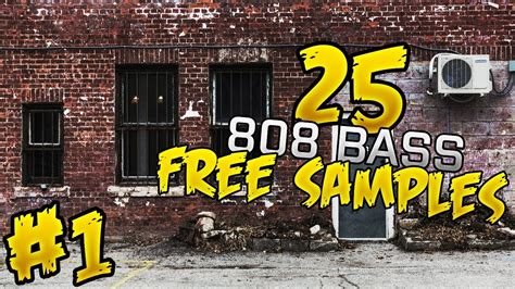 25 FREE 808 Bass Samples UNIQUE - YouTube