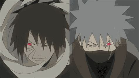 Obito Uchiha Kakashi Hatake GIF - ObitoUchiha KakashiHatake Naruto ...