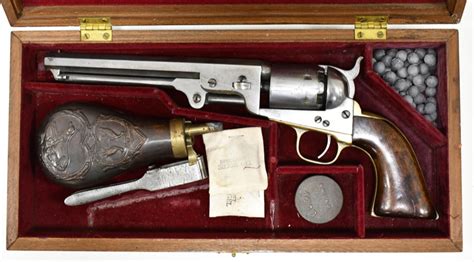 Sold Price: Colt Model 1851 Navy .36 Cal. Percussion Revolver - Invalid date CST