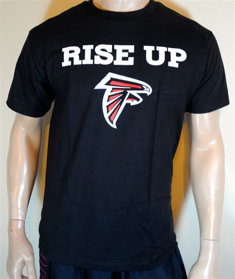 Atlanta Falcons Mens T shirt Rise Up Football Tee