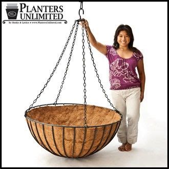 Looking Good 24 Inch Hanging Planter Small Seagrass Plant Pot