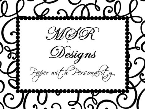 ** Paper with Personality ** MSR Designs: Adult Designs