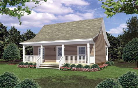 Southern Plan: 800 Square Feet, 2 Bedrooms, 1 Bathroom - 348-00252