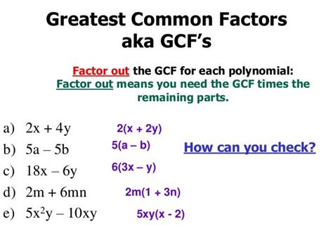 Factoring GCF and Grouping