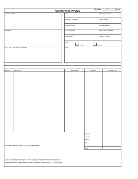Commercial Invoice - How to create a Commercial Invoice? Download this Commercial Invoice temp ...