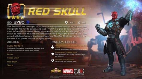 Hydra Leader Red Skull Hits Marvel: Contest Of Champions | LaptrinhX