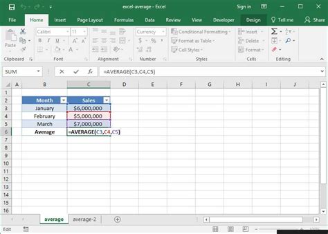 Using The AVERAGE Formula in Excel | Deskbright