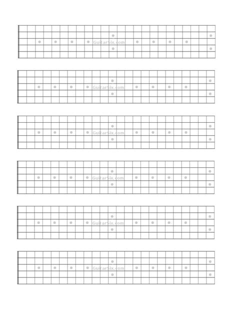 Guitar Tips - 14 GUITAR CHORD CHART PAPER, GUITAR CHART CHORD PAPER with lyric - Guitar Tips