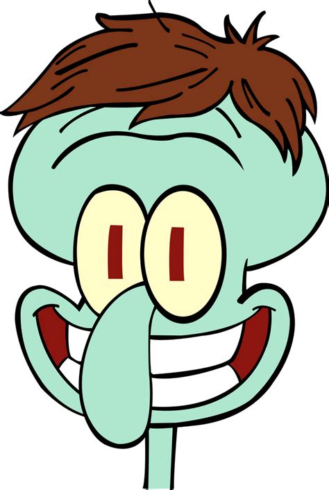 Smile, Squidward! by Animalsss on DeviantArt