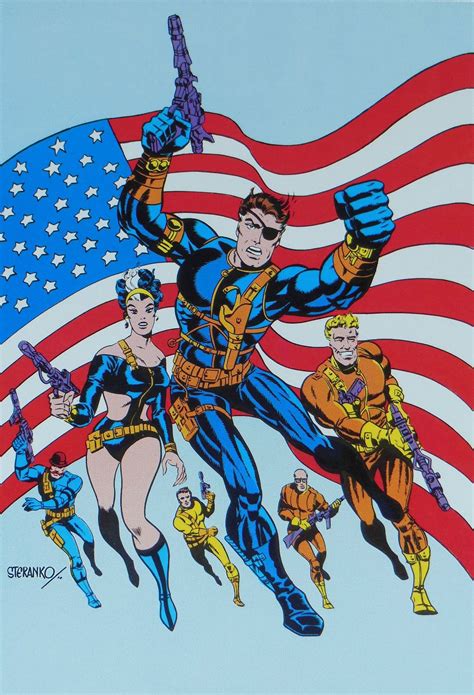 Cap'n's Comics: Nick Fury Print by Jim Steranko