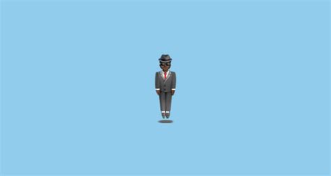 🕴🏿 Person in Suit Levitating: Dark Skin Tone Emoji on Twitter Emoji ...