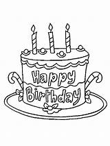 Happy Birthday coloring pages sketch template