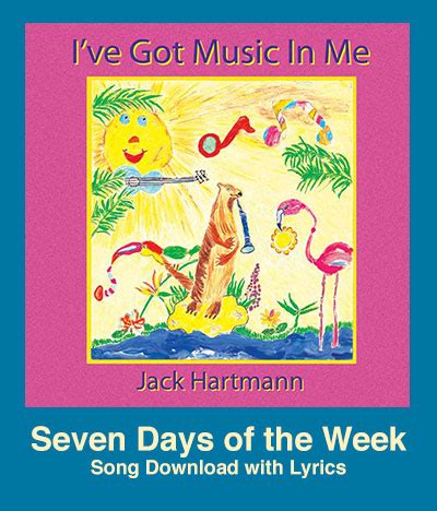 Seven Days of the Week Song Download with Lyrics: Songs for Teaching ...