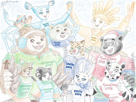 Olympic Winter Games Mascots of the Decade by KualliLunium on DeviantArt