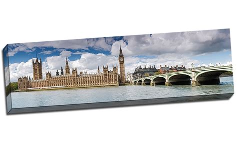 Panoramic Cityscapes on Canvas | Groupon Goods