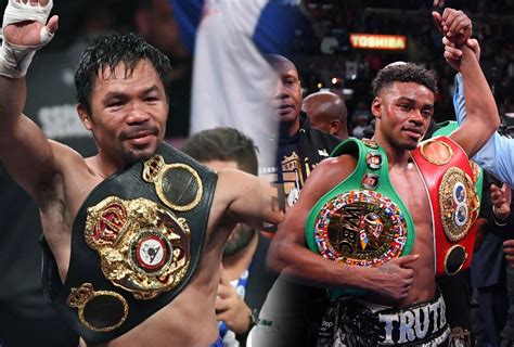 Manny Pacquiao vs Errol Spence Jr: A Third Title Now on the Line ...