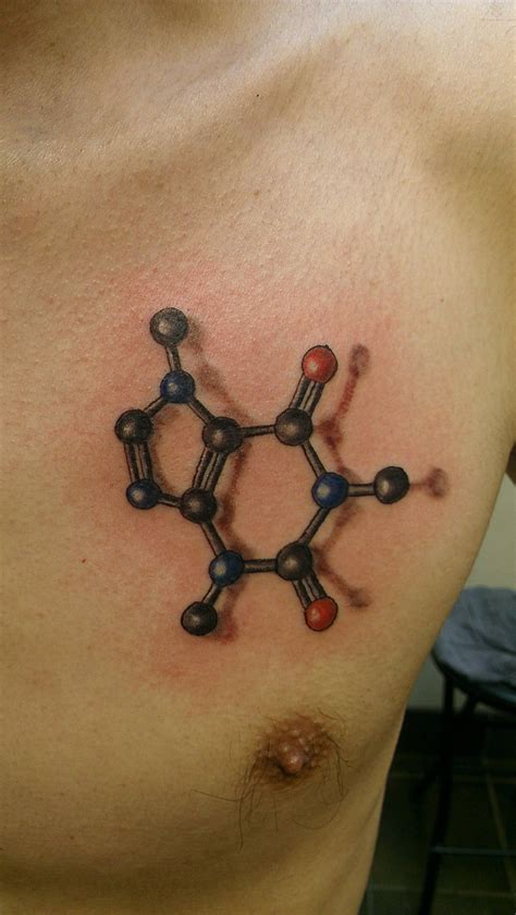 color molecule tattoo on chest www.Hoggifts.com | Tattoo | Pinterest ...