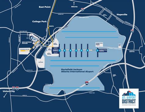 Atlanta Hartsfield Jackson Airport Map - Fayre Jenilee