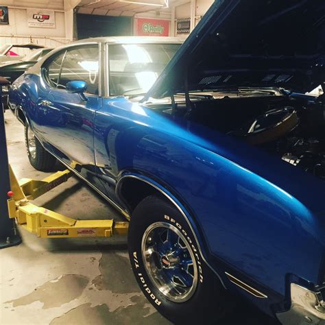 Classic Oldsmobile Restoration project by Quarter Mile Muscle. With a custom paint job and a ...