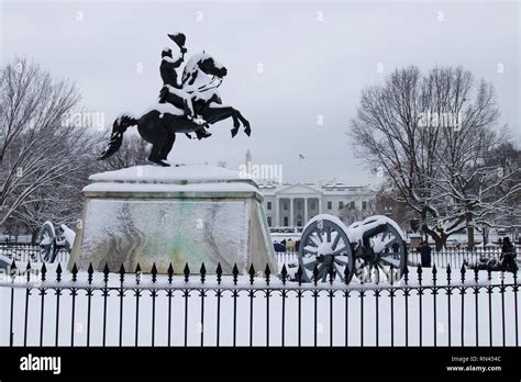 Andrew jackson statue white house hi-res stock photography and images ...