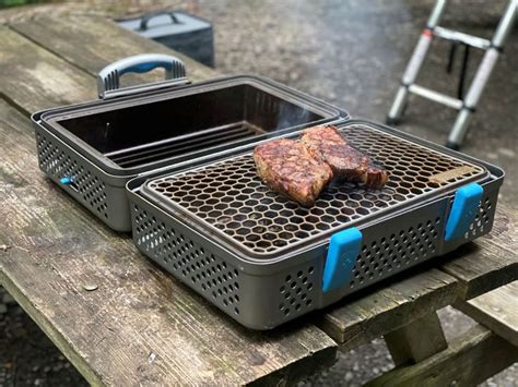 NOMAD Charcoal Grill and Smoker Combo For Camping/Overlanding ...