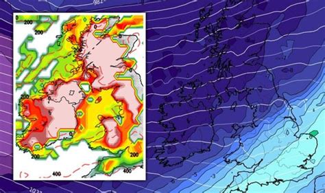 UK snow forecast: Chart shows eight inch WALL of snow sweep across UK | Weather | News | Express ...