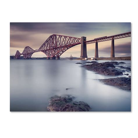 Trademark Fine Art 'Forth Rail Bridge' Canvas Art by Martin Vlasko - Walmart.com - Walmart.com