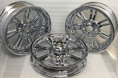 Harley Davidson Trike Tri Glide FLHTCUTG 2009-2020 Chrome Wheels Rims ...