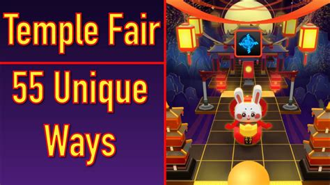 Temple Fair🌅 - 55 Unique Ways - YouTube