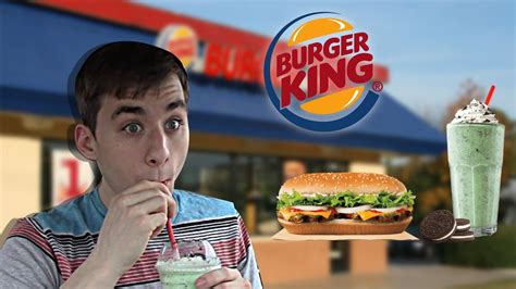 Burger King's Extra Long Buttery CheeseBurger & Mint Oreo Shake-Food ...