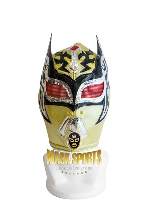 Sin Cara lucha libre wrestling mask gold black and silver - Masksports