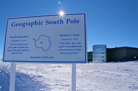 Geographic South Pole Sign - Antarctic Logistics & Expeditions