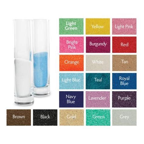 Colored Wedding Sand Multiple Colors | eBay Teal Blue, Bright Pink ...