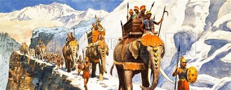 the carthaginian army pics. Hannibal | ... and illustrations » Blog Archive » Hannibal’s march ...