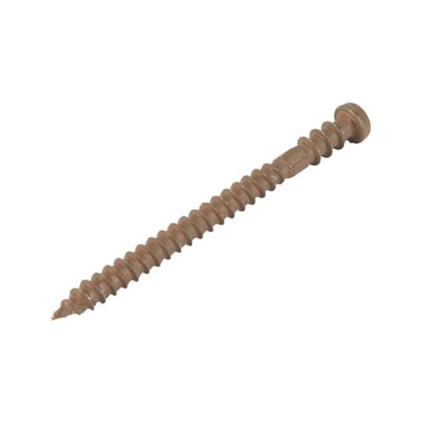 TimberTech TOPLoc 100 Sq. Ft. Pack Teak (350 Screws, 1 bit) in the Deck Screws department at ...