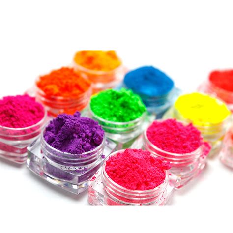 Neon Pigment Powder for Soap Making, Slime Coloring, Epoxy Resin ...