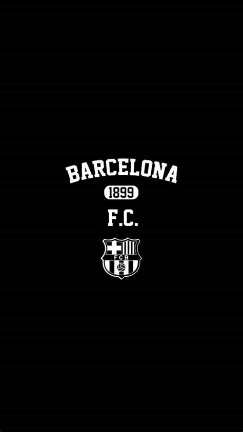 Download Bold Black White Barcelona Fc Wallpaper | Wallpapers.com