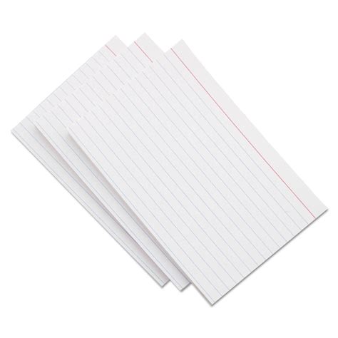 CARD,INDEX,RULED,5X8,WE | Market Street Office Supplies