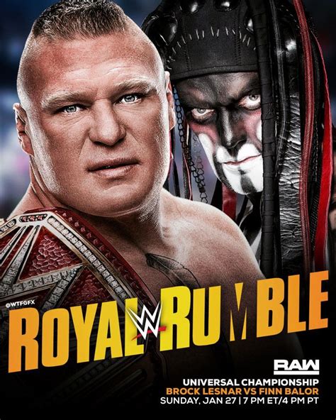 Finn Balor vs. Brock Lesnar for The Universal Championship Wwe Ppv, Balor Club, View Royal, Wwe ...