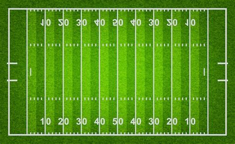 Premium Vector | American football field with grass texture.