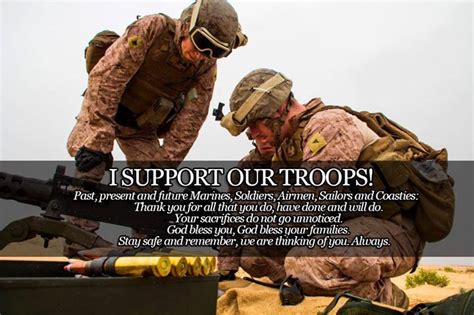 I will always support our troops!! | Military humor, Military love, American soldiers