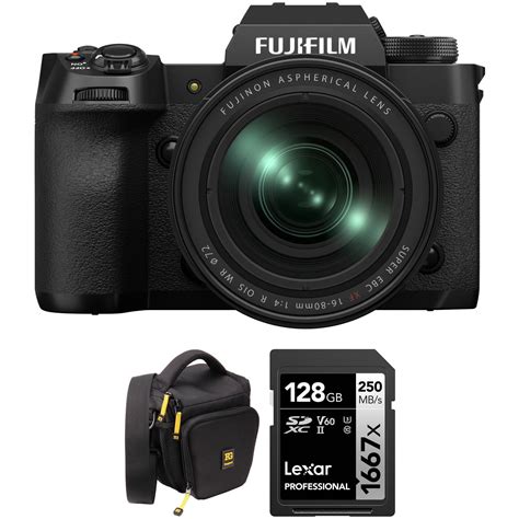 FUJIFILM X-H2 Mirrorless Camera with 16-80mm Lens and Bag Kit