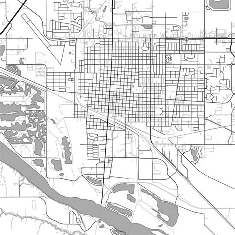 Fremont - Nebraska Map Print in Classic — JACE Maps