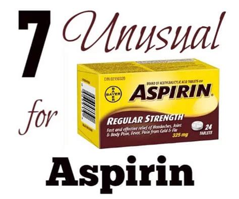 7 Unusual Uses for Aspirin - See what Aspirin can do for You!