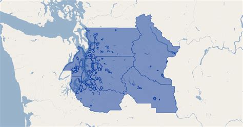 King County, WA Cities and unincorporated areas | GIS Map Data | King ...