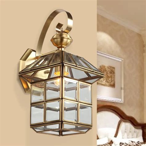 2015 New Arrival Hot Luxurious European Style Copper Wall Lamp Living ...