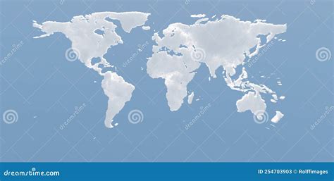 Planet Earth Clouds stock illustration. Illustration of world - 254703903