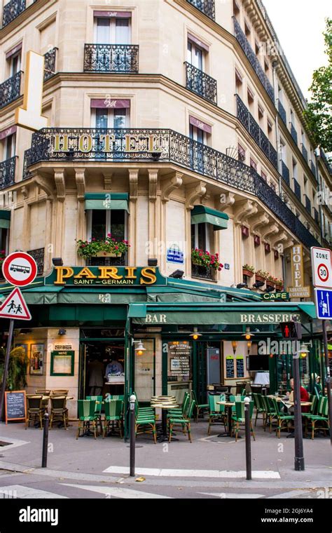 Saint Germain Hotel Paris, France. (Editorial Use Only Stock Photo - Alamy