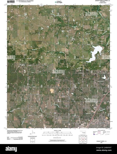 Durant oklahoma map hi-res stock photography and images - Alamy