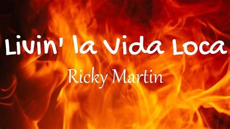 Ricky Martin - Livin' la Vida Loca (Lyrics / Letras) | Gasolina - YouTube